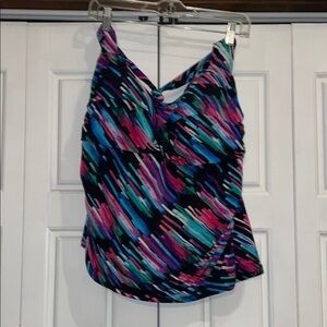 Catalina Pink and Blue Swim Camisole